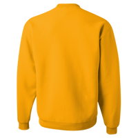 Jerzees NuBlend® Crewneck Sweatshirt, Gold, Back view