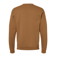 Jerzees NuBlend® Crewneck Sweatshirt, Golden Pecan, Back view