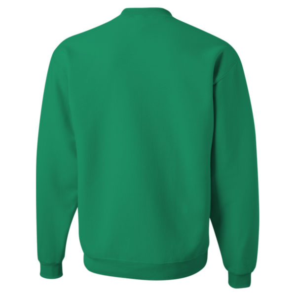 Jerzees NuBlend® Crewneck Sweatshirt, Kelly, Back view