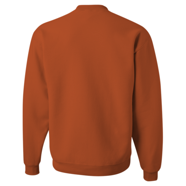 Jerzees NuBlend® Crewneck Sweatshirt, Texas Orange, Back view