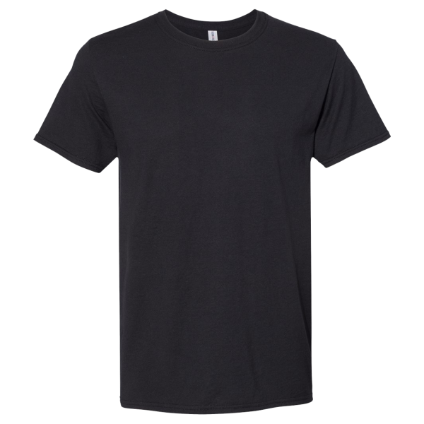 Jerzees Premium Blend Ring-Spun T-Shirt, Black Ink, Front view