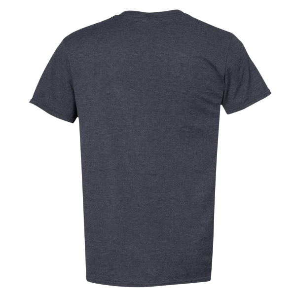 Jerzees Premium Blend Ring-Spun T-Shirt, Black Ink Heather, Back view