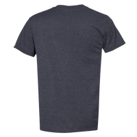 Jerzees Premium Blend Ring-Spun T-Shirt, Black Ink Heather, Back view
