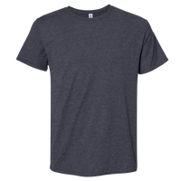 Jerzees Premium Blend Ring-Spun T-Shirt, Black Ink Heather, Front view
