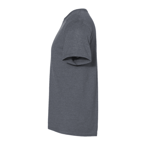 Jerzees Premium Blend Ring-Spun T-Shirt, Charcoal Heather, Left Sleeve view