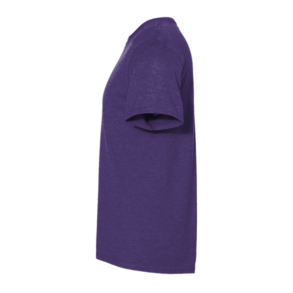 Jerzees Premium Blend Ring-Spun T-Shirt, Deep Purple, Left Sleeve view