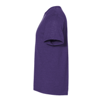 Jerzees Premium Blend Ring-Spun T-Shirt, Deep Purple, Left Sleeve view
