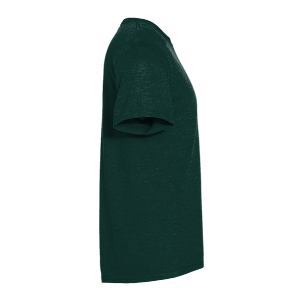 Jerzees Premium Blend Ring-Spun T-Shirt, Forest Green Heather, Right Sleeve view