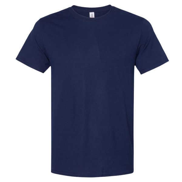 Jerzees Premium Blend Ring-Spun T-Shirt, J. Navy, Front view