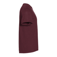 Jerzees Premium Blend Ring-Spun T-Shirt, Maroon Heather, Right Sleeve view