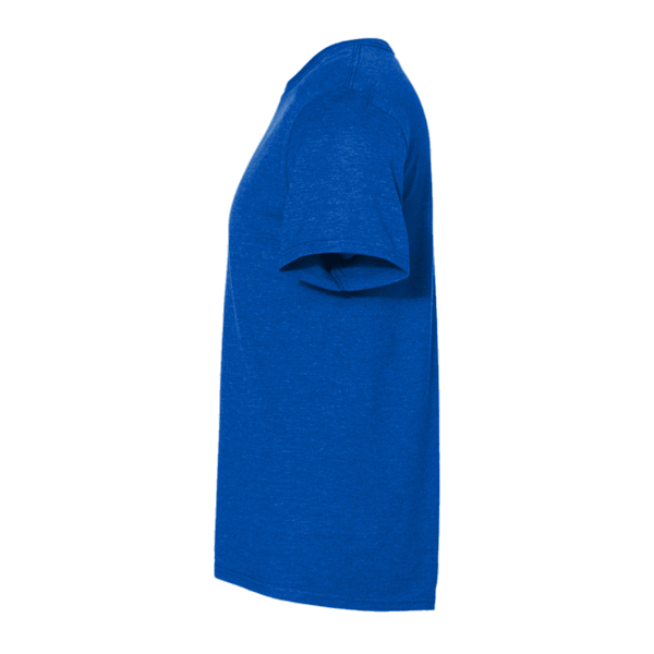 Jerzees Premium Blend Ring-Spun T-Shirt, Royal, Left Sleeve view