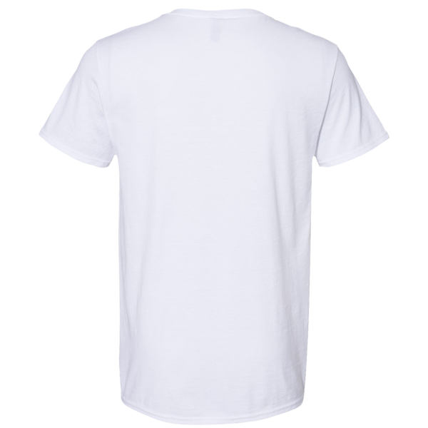 Jerzees Premium Blend Ring-Spun T-Shirt, White, Back view