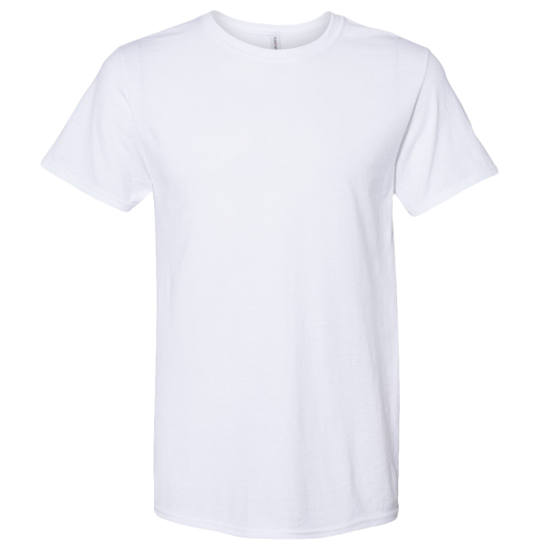 Jerzees Premium Blend Ring-Spun T-Shirt, White, Front view