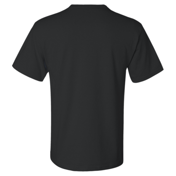 Jerzees Unisex Dri-Power® 50/50 Pocket T-Shirt, Black, Back view