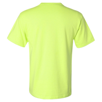 Jerzees Unisex Dri-Power® 50/50 Pocket T-Shirt, Safety Green, Back view