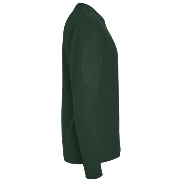 Jerzees Unisex Dri-Power® Long Sleeve 50/50 T-Shirt, Forest Green, Right Sleeve view