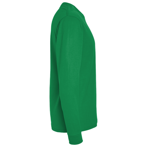 Jerzees Unisex Dri-Power® Long Sleeve 50/50 T-Shirt, Kelly, Right Sleeve view