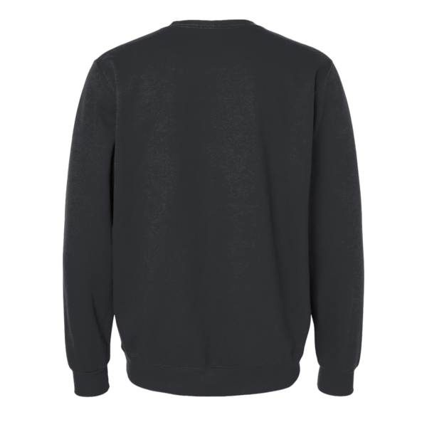 Jerzees Unisex Eco™ Premium Blend Ring-Spun Crewneck Sweatshirt, Black Ink, Back view
