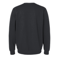Jerzees Unisex Eco™ Premium Blend Ring-Spun Crewneck Sweatshirt, Black Ink, Back view
