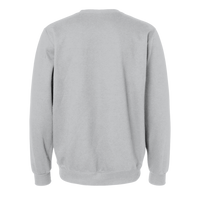 Jerzees Unisex Eco™ Premium Blend Ring-Spun Crewneck Sweatshirt, Frost Grey Heather, Back view