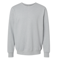Jerzees Unisex Eco™ Premium Blend Ring-Spun Crewneck Sweatshirt, Frost Grey Heather, Front view