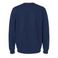 Jerzees Unisex Eco™ Premium Blend Ring-Spun Crewneck Sweatshirt, J. Navy, Back view