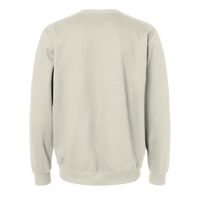 Jerzees Unisex Eco™ Premium Blend Ring-Spun Crewneck Sweatshirt, Sweet Cream Heather, Back view