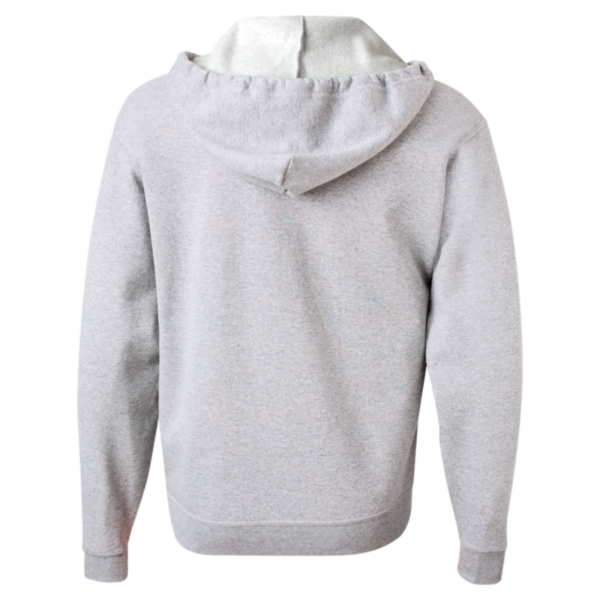 Jerzees Unisex NuBlend® Full-Zip Hooded Sweatshirt, Ash, Back view