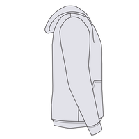 Jerzees Unisex NuBlend® Full-Zip Hooded Sweatshirt, Ash, Right Sleeve (Long) view
