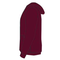 Jerzees Unisex NuBlend® Full-Zip Hooded Sweatshirt, Maroon, Left Sleeve (Long) view