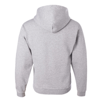 Jerzees Unisex NuBlend® Hooded Sweatshirt, Ash, Back view