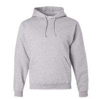 Jerzees Unisex NuBlend® Hooded Sweatshirt, Ash, Front view