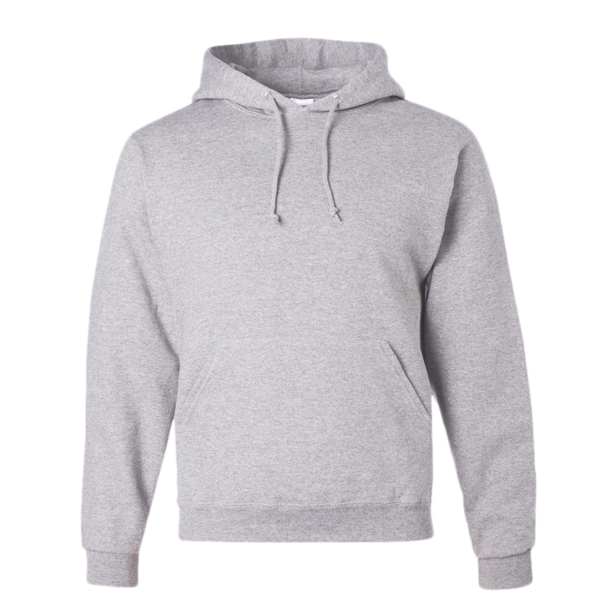 Jerzees Unisex NuBlend® Hooded Sweatshirt, Ash, Front view