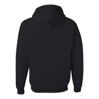 Jerzees Unisex NuBlend® Hooded Sweatshirt, Black, Back view