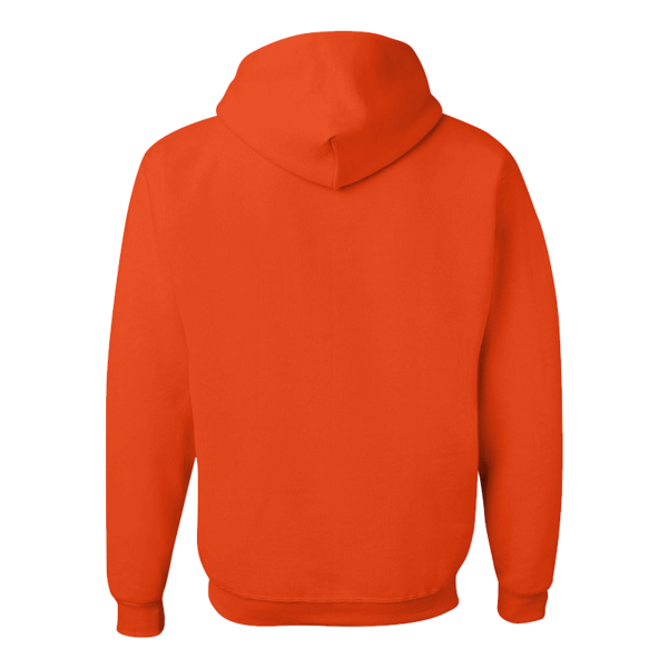 Jerzees Unisex NuBlend® Hooded Sweatshirt, Burnt Orange, Back view