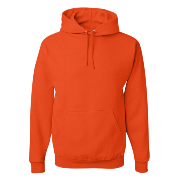 Jerzees Unisex NuBlend® Hooded Sweatshirt, Burnt Orange, Front view