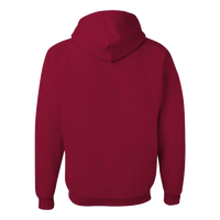 Jerzees Unisex NuBlend® Hooded Sweatshirt, Cardinal, Back view