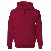 Jerzees Unisex NuBlend® Hooded Sweatshirt, Cardinal, Front view