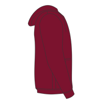 Jerzees Unisex NuBlend® Hooded Sweatshirt, Cardinal, Right Sleeve view