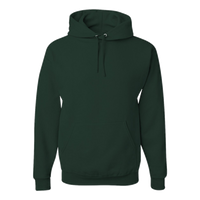 Jerzees Unisex NuBlend® Hooded Sweatshirt, Forest Green, Front view