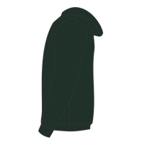 Jerzees Unisex NuBlend® Hooded Sweatshirt, Forest Green, Left Sleeve view