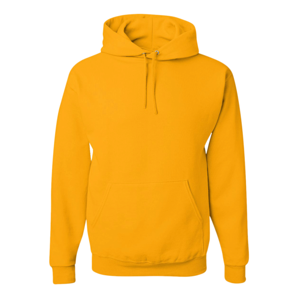Jerzees Unisex NuBlend® Hooded Sweatshirt, Gold, Front view
