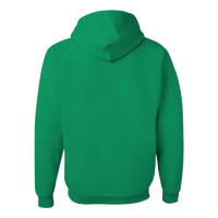 Jerzees Unisex NuBlend® Hooded Sweatshirt, Kelly, Back view