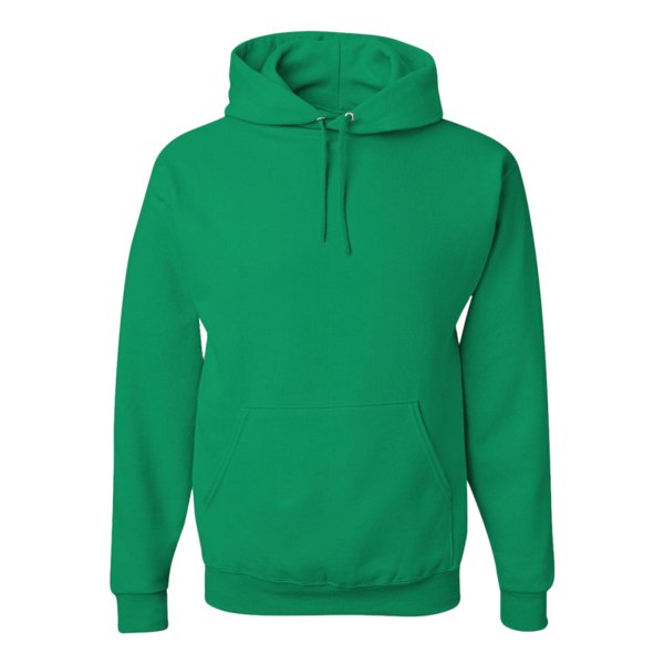 Jerzees Unisex NuBlend® Hooded Sweatshirt, Kelly, Front view