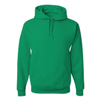 Jerzees Unisex NuBlend® Hooded Sweatshirt, Kelly, Front view