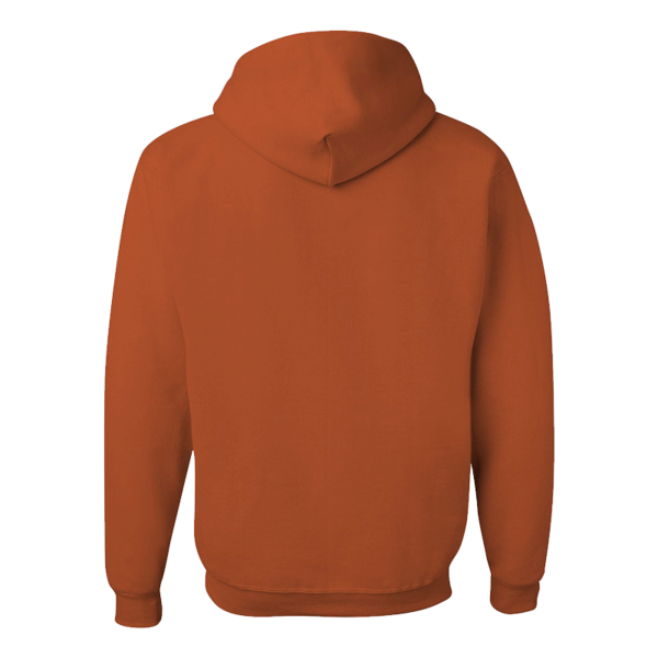 Jerzees Unisex NuBlend® Hooded Sweatshirt, Texas Orange, Back view