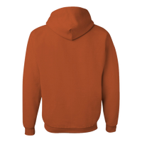 Jerzees Unisex NuBlend® Hooded Sweatshirt, Texas Orange, Back view