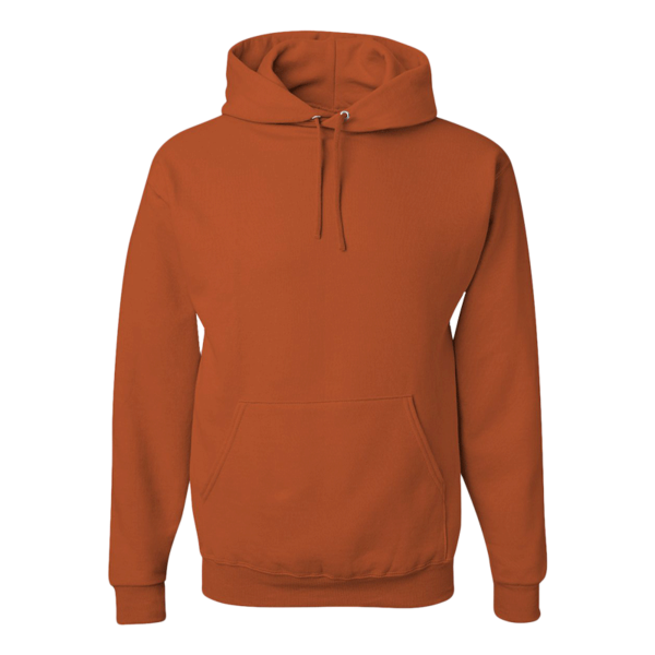 Jerzees Unisex NuBlend® Hooded Sweatshirt, Texas Orange, Front view