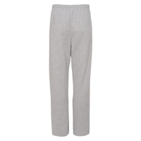 Jerzees Unisex NuBlend® Open-Bottom Sweatpants with Pockets, Athletic Heather, Back view