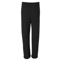 Jerzees Unisex NuBlend® Open-Bottom Sweatpants with Pockets, Black, Back view